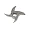 American Eagle AE-G12N/09 No 12 Meat Grinder Stainless Steel Knife For AE-G12N/G12NH AE-G12N/09 - alternate 2